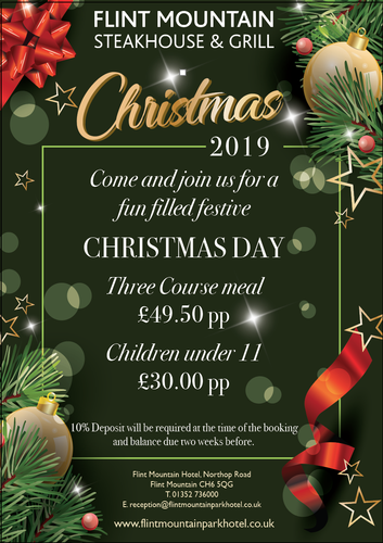 Christmas Day Lunch - SOLD OUT! Christmas Day Lunch Adults £49.50pp Children £30.00pp