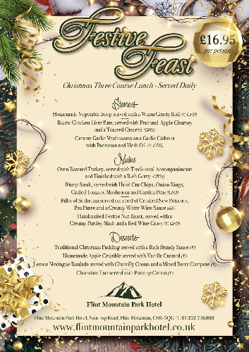 Festive Feast 2021 Available throughout December 2021