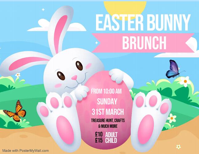 Easter Bunny Brunch JOIN US AND THE EASTER BUNNY FOR SOME BRUNCH!