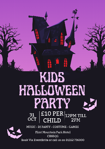 KIDS HALLOWEEN PARTY Join Us For a Fun Afternoon Of Games, Music & Food