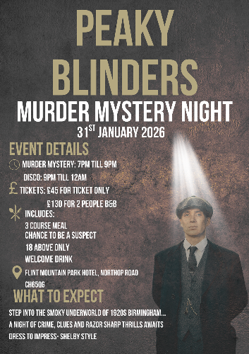 Murder Mystery Night JOIN US FOR AN AMAZING NIGHT OF ENTERTAINMENT