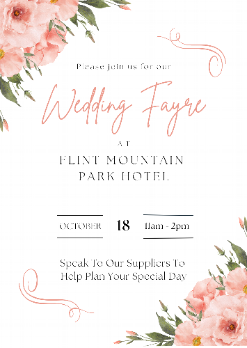 Wedding Fayre - 18th October 2026 All welcome - no need to book, just turn up! We look forward to seeing you there!
