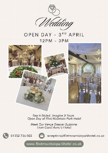 WEDDING OPEN DAY Join Us And Suzanne To Envisage Your Big Day